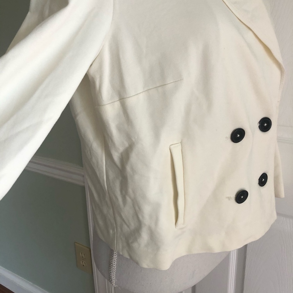 WHBM Cream Blazer/Jacket - Picture 6 of 9